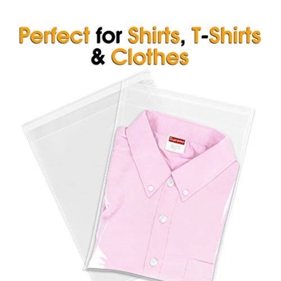 100ct ~ 8x10’ Clear Poly Bags Boutique Quality 📚🆕📚W/Free Thank You Stick… - Picture 9 of 11